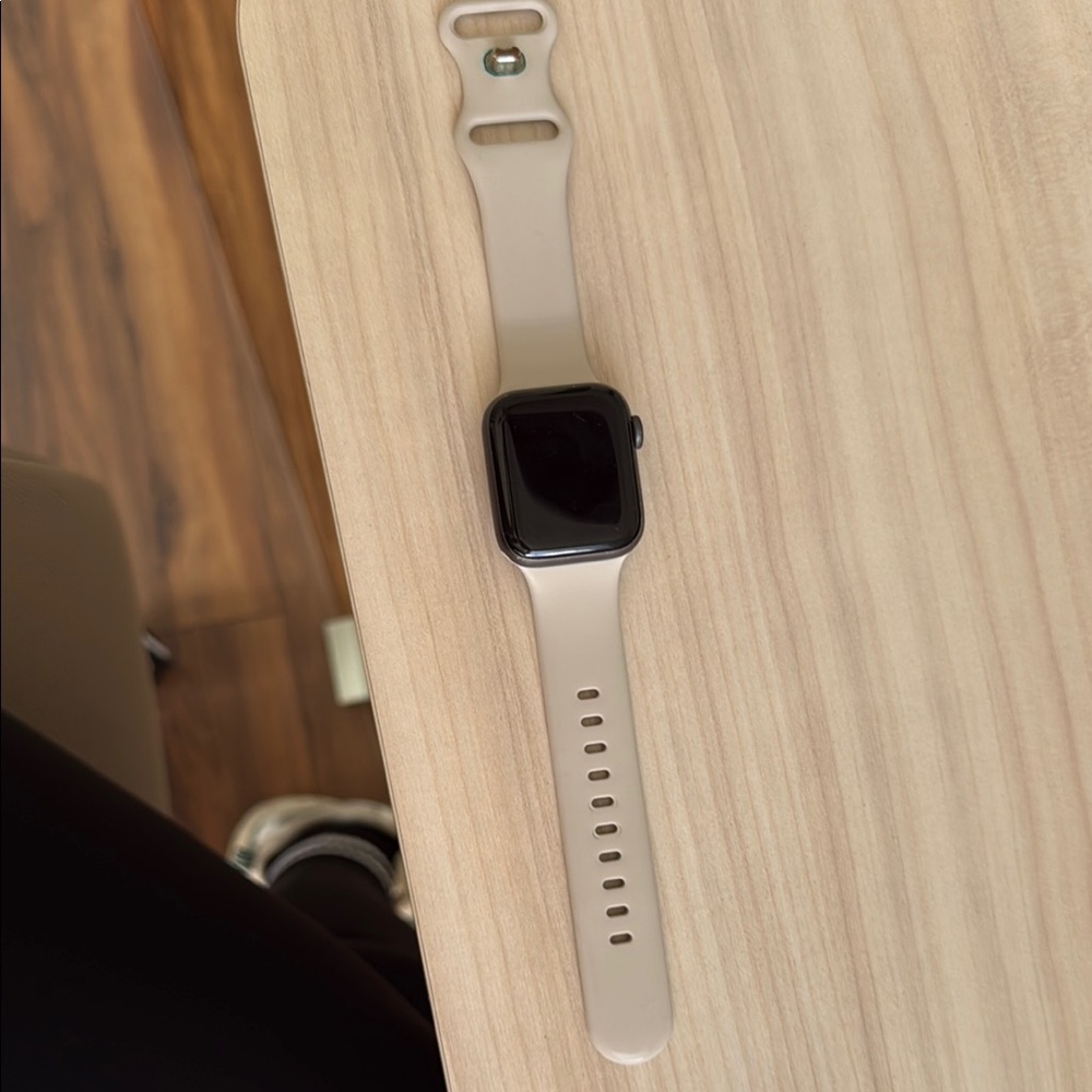 Smartwatch with Cream Band